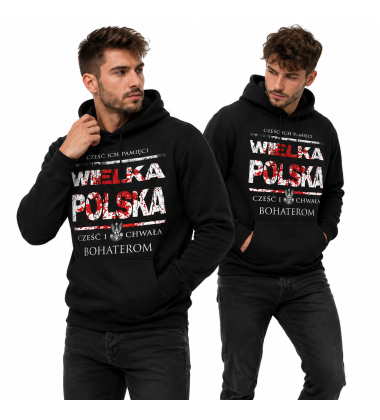 BLUZA Z KAPTUREM WIELKA POLSKA CZEŚĆ I CHWAŁA